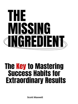 cover image of The Missing Ingredient